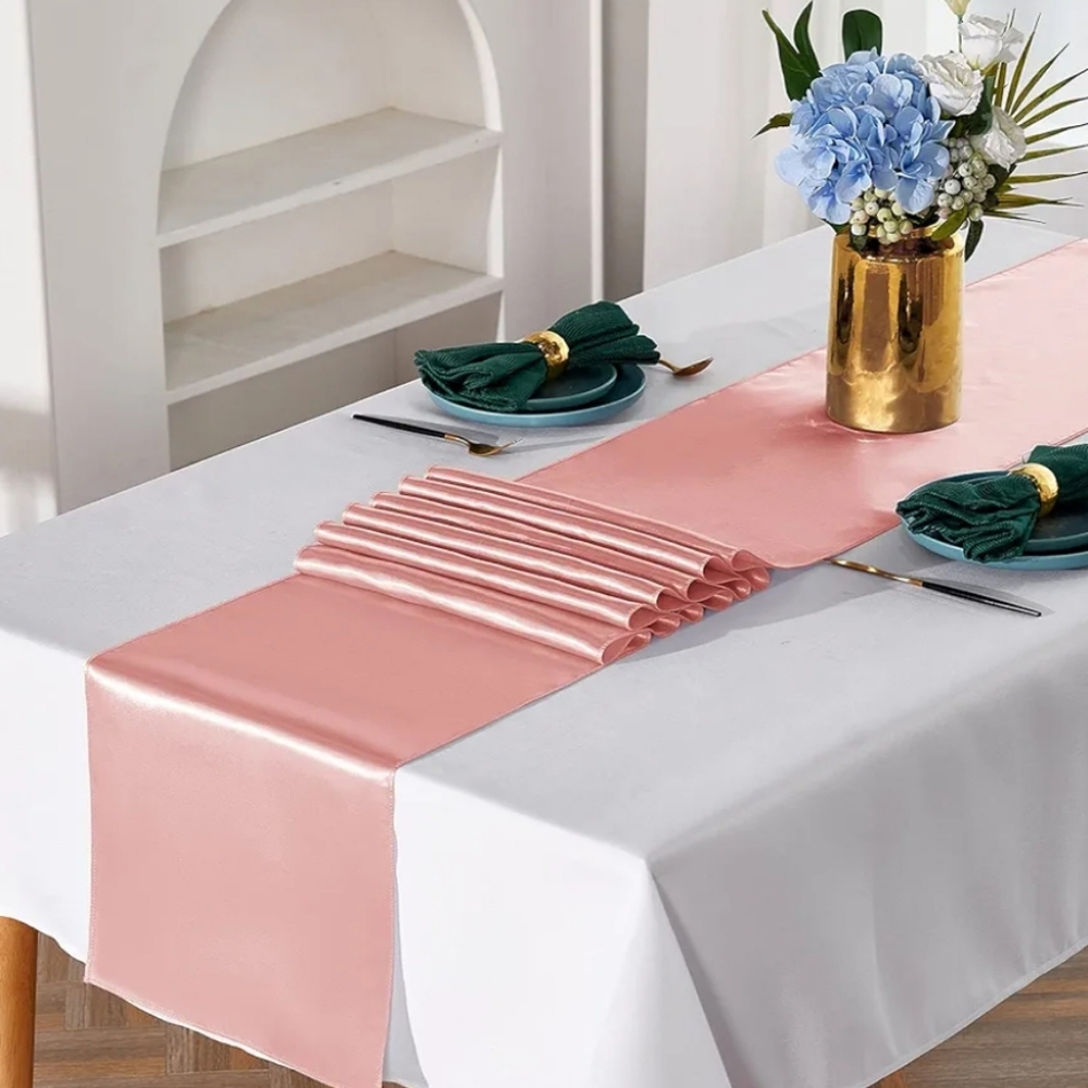 Rose Gold Table Runners